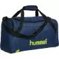 Preview: Hummel Core Sports Bag - dark denim/lime punch