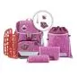 Mobile Preview: Step by Step School backpack 2IN1 Plus "Natural Butterfly", 6-Piece School Bag Set