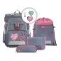 Preview: Step by Step Schulrucksack Space Glitter Heart, 5-teilig