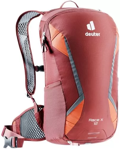 Deuter Bike backpack Race X - 12L, redwood-paprika