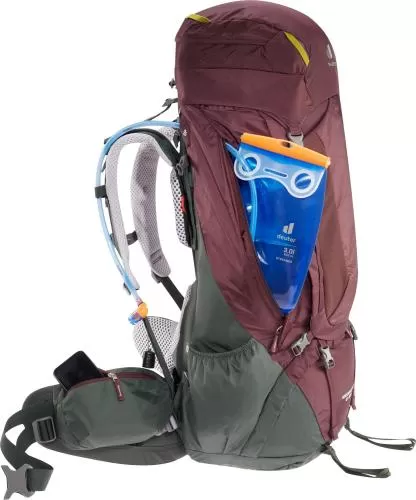 Spezialrabatt Deuter Aircontact PRO 65 + 15 SL Trekking Backpack Women - aubergine-ivy -