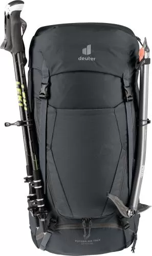 Deuter Futura Air Trek SL Trekkinigrucksack Damen - 45l + 10l, black-graphite