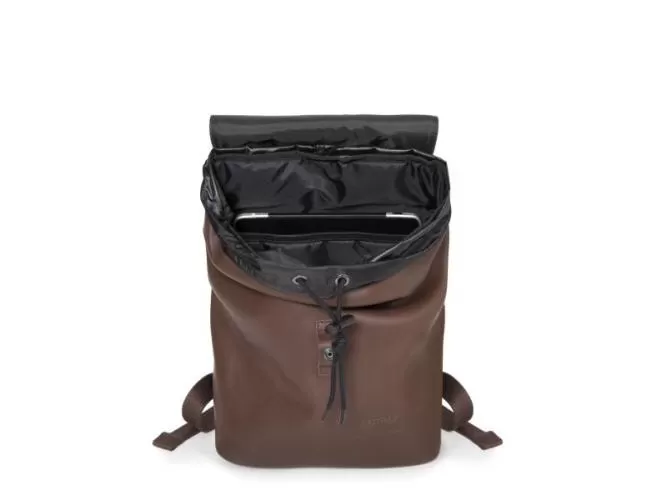 Eastpak Freetime Backpack Casyl Leather - Chestnut Leather