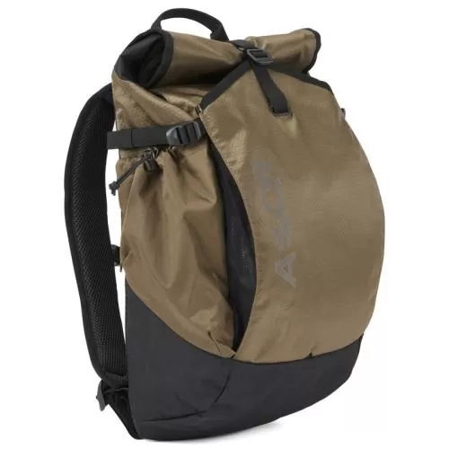 Aevor Rollpack Proof Backpack - olive gold
