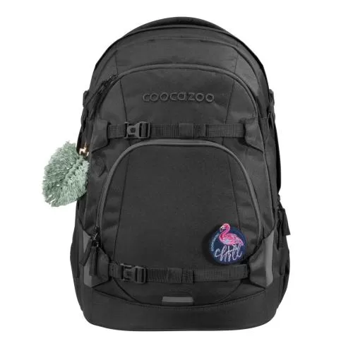 coocazoo MATE School Backpack, Black Coal