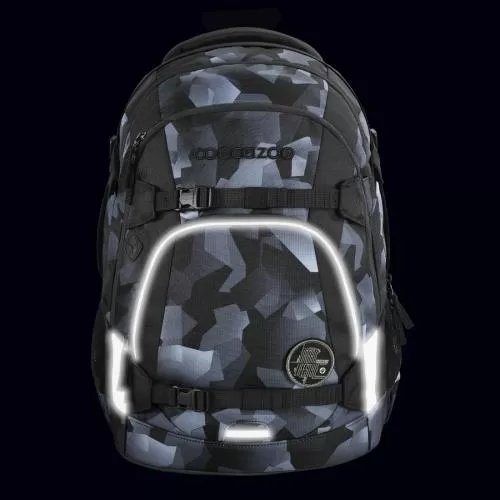 coocazoo MATE School Backpack, Grey Rocks
