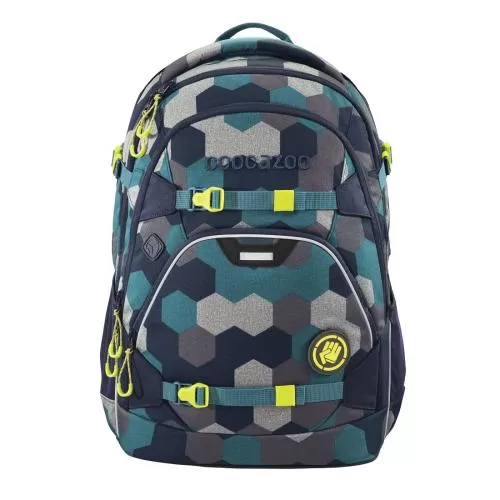 Coocazoo School backpack ScaleRale - Blue Geometric Melange