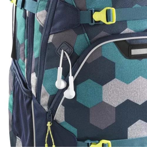 Coocazoo School backpack ScaleRale - Blue Geometric Melange