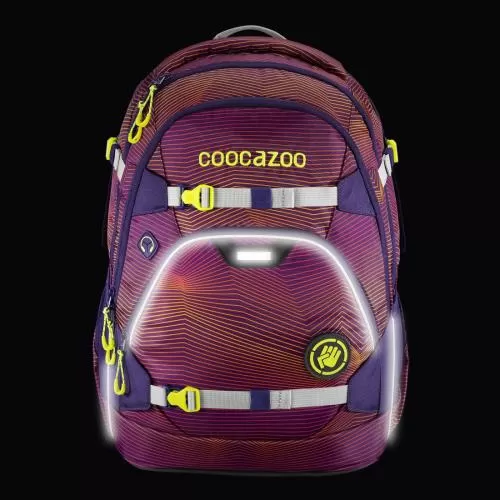 Coocazoo School backpack ScaleRale - Soniclights Purple
