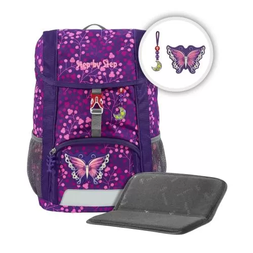 Step by Step "Butterfly Night Ina" KID SHINE 3-Piece Backpack Set