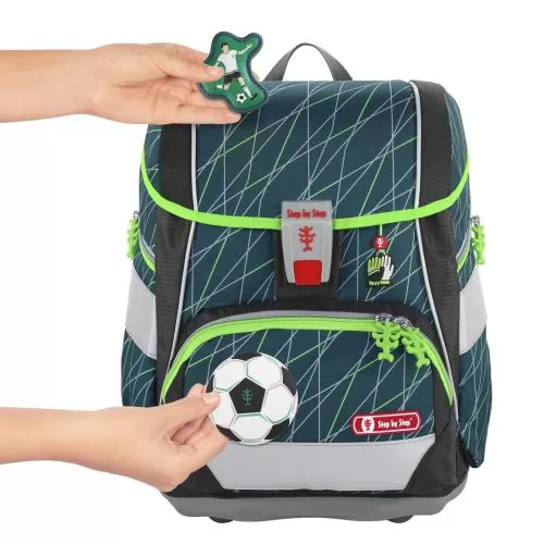 Step by Step "Soccer World" 2IN1 PLUS 6-Piece School Bag Set