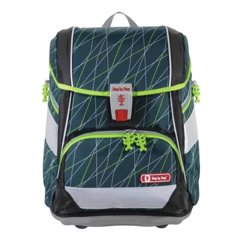 Step by Step School backpack 2IN1 Plus "Jumping Spider", 6-Piece School Bag Set