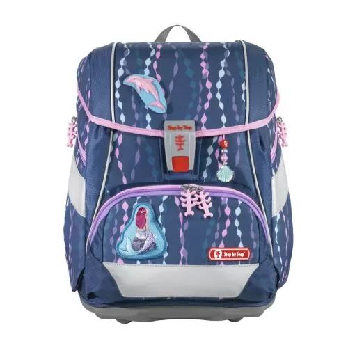 Step by Step School backpack 2IN1 Plus "Mermaid", 6-Piece School Bag Set