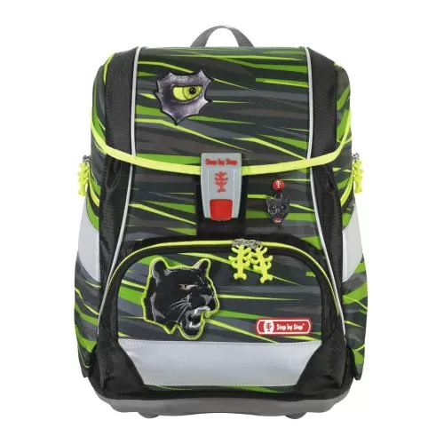 Step by Step School backpack 2IN1 Plus "Wild Cat", 6-Piece School Bag Set