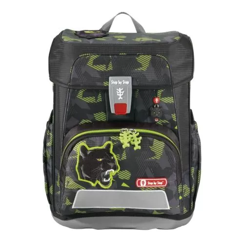 Step by Step School backpack Cloud "Black Cat", 5-Piece School Bag Set