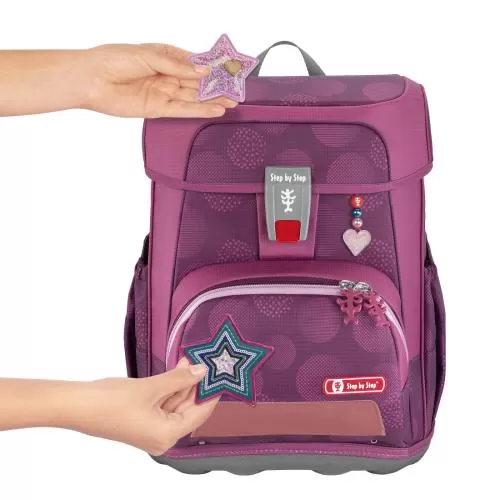 Step by Step School backpack Cloud "Glamour Star", 5-Piece School Bag Set