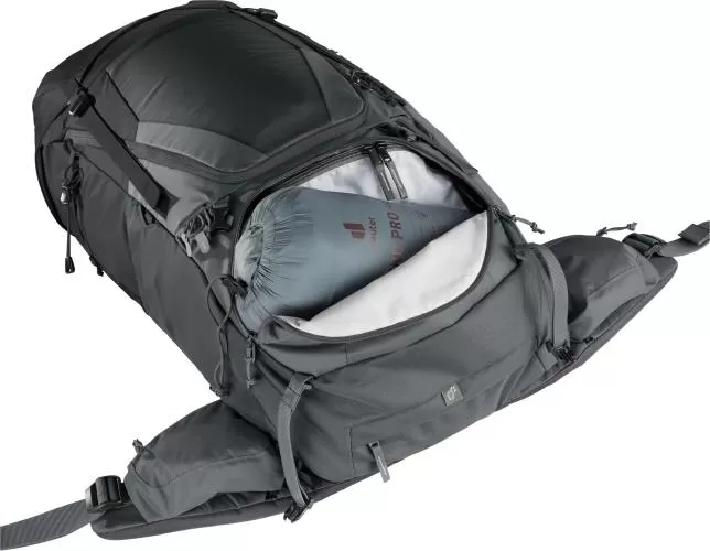 Deuter Futura Air Trek SL Trekkinigrucksack Damen - 55l + 10l, black-graphite