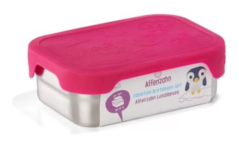Affenzahn lunch box pink