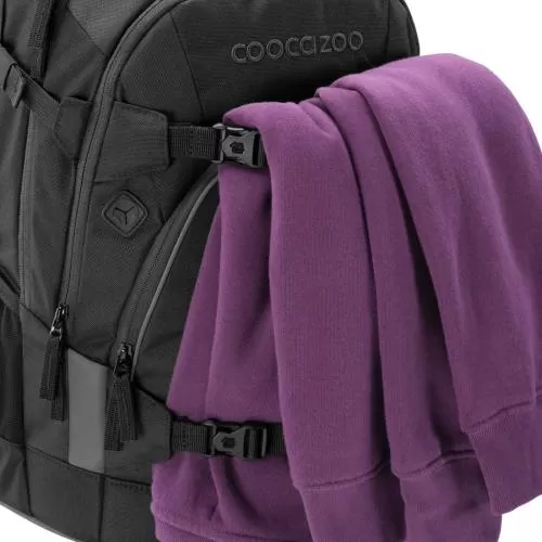 coocazoo MATE School Backpack, Black Coal