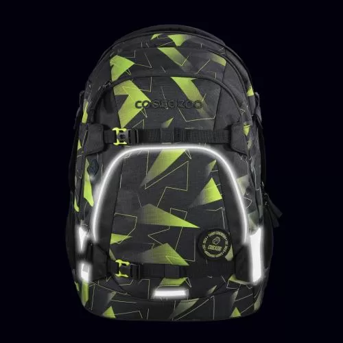 coocazoo MATE School Backpack, Lime Flash