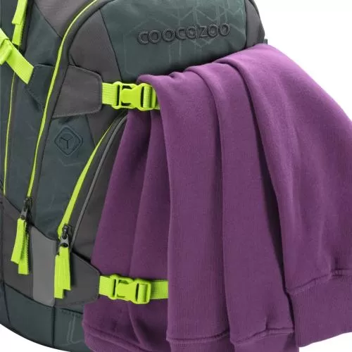 coocazoo MATE School Backpack, Stone Olive