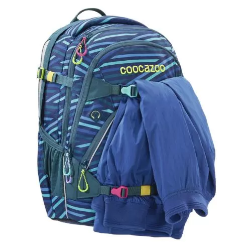 Coocazoo School backpack ScaleRale - Zebra Stripe Blue