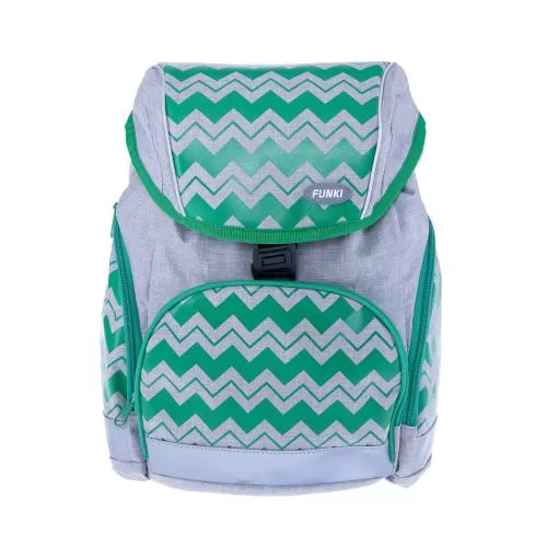 FUNKI School Backpack Slim-Bag - Zigzag