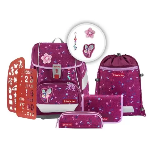 Step by Step "Fairy Freya" 2IN1 PLUS 6-Piece School Bag Set