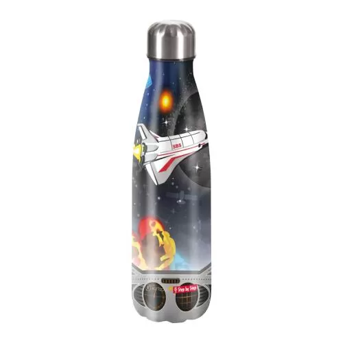 Xanadoo Isolierte Edelstahl-Trinkflasche "Sky Rocket Rico"