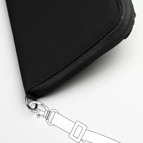 Pacsafe RFIDsafe Zip Around Wallet - Black