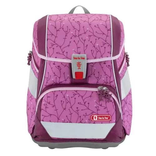 Step by Step School backpack 2IN1 Plus "Natural Butterfly", 6-Piece School Bag Set