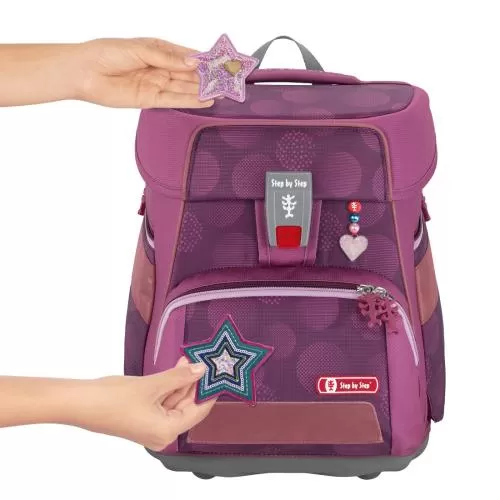 Step by Step School backpack Set e-Space "Glamour Star" 5-Pieces