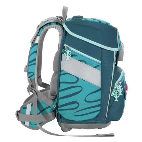 Step by Step School backpack Space "Happy Turtle", 5-Piece School Bag Set