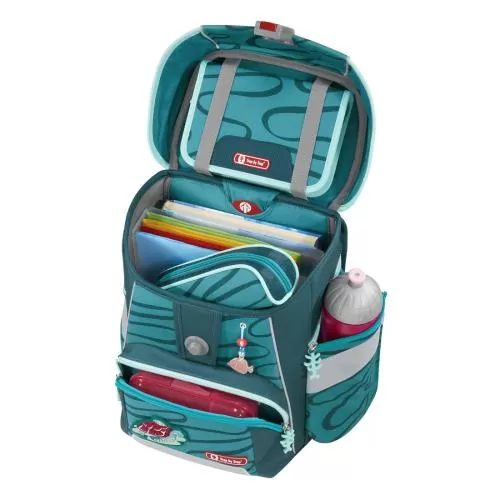 Step by Step School backpack Space "Happy Turtle", 5-Piece School Bag Set
