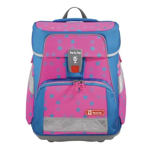 Step by Step School backpack Space Neon "Freaky Heartbeat", 5-Piece School Bag Set