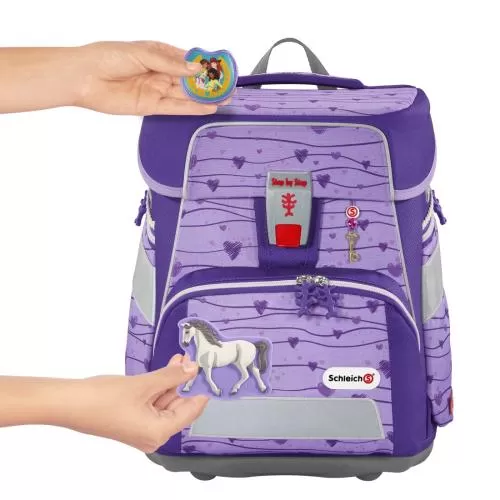Step by Step School backpack Space Schleich - Horse Club, Holstein Mare