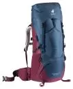 Deuter Aircontact Lite SL Trekking Backpack Women - 35l + 10l, marine-blackberry