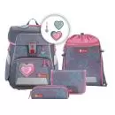 Step by Step "Glitter Heart" SPACE 5-Piece School Bag Set